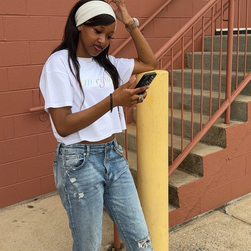 ‘’EVERYDAY’’ CROP TEE