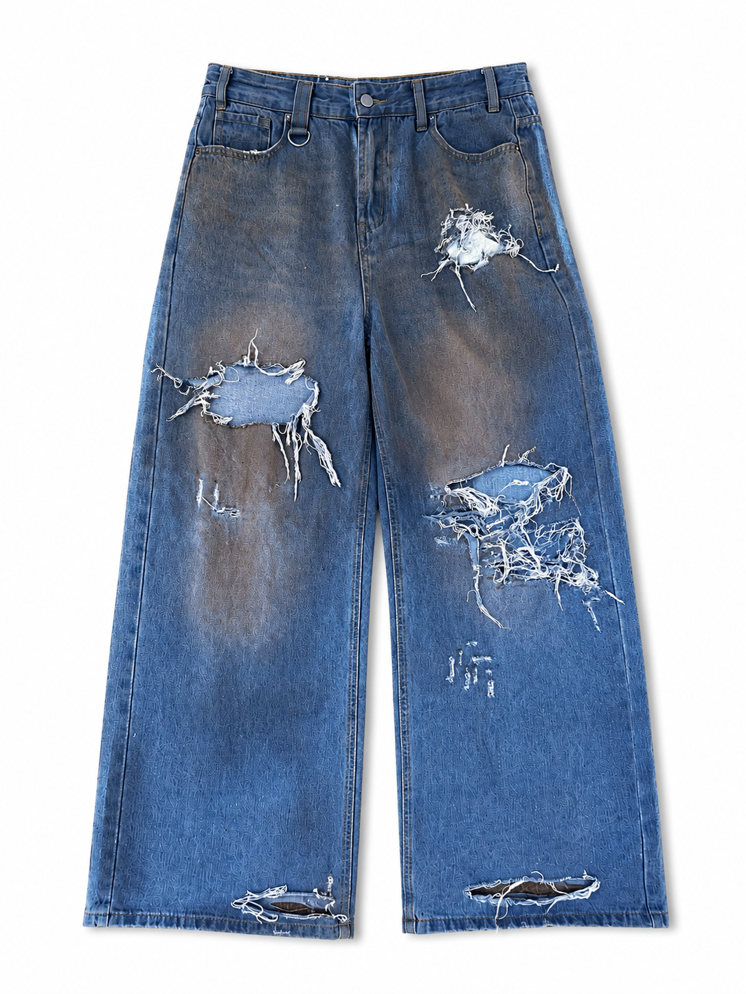 “OIL SPILL’’ BAGGY @$$ DENIM
